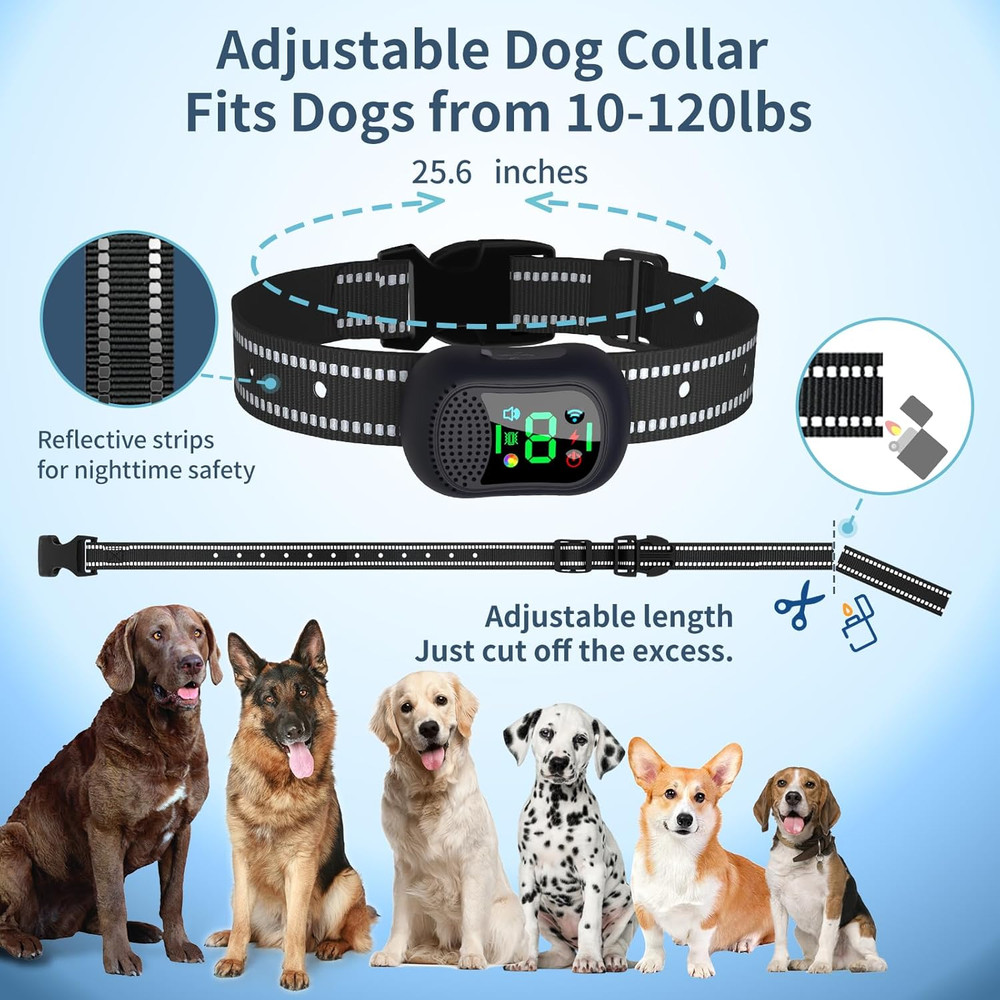 Dog Shock Collar 4900FT Dog Training Collar with Remote/Call Function/Light IP67