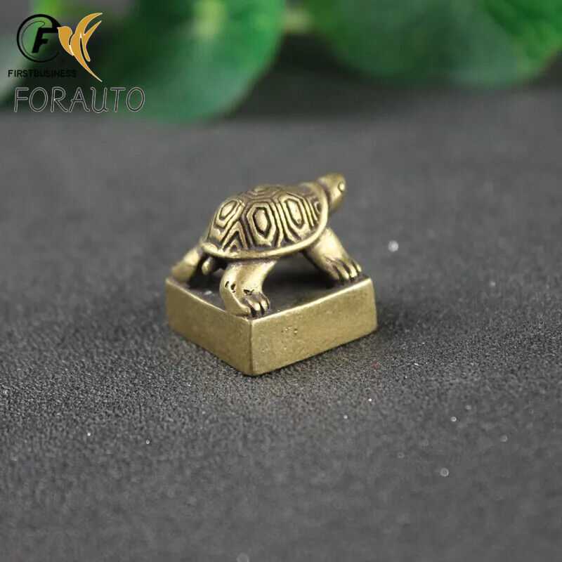 Solid Pure Copper Seal Chinese Home Decoration Statue Retro Handmade Gift