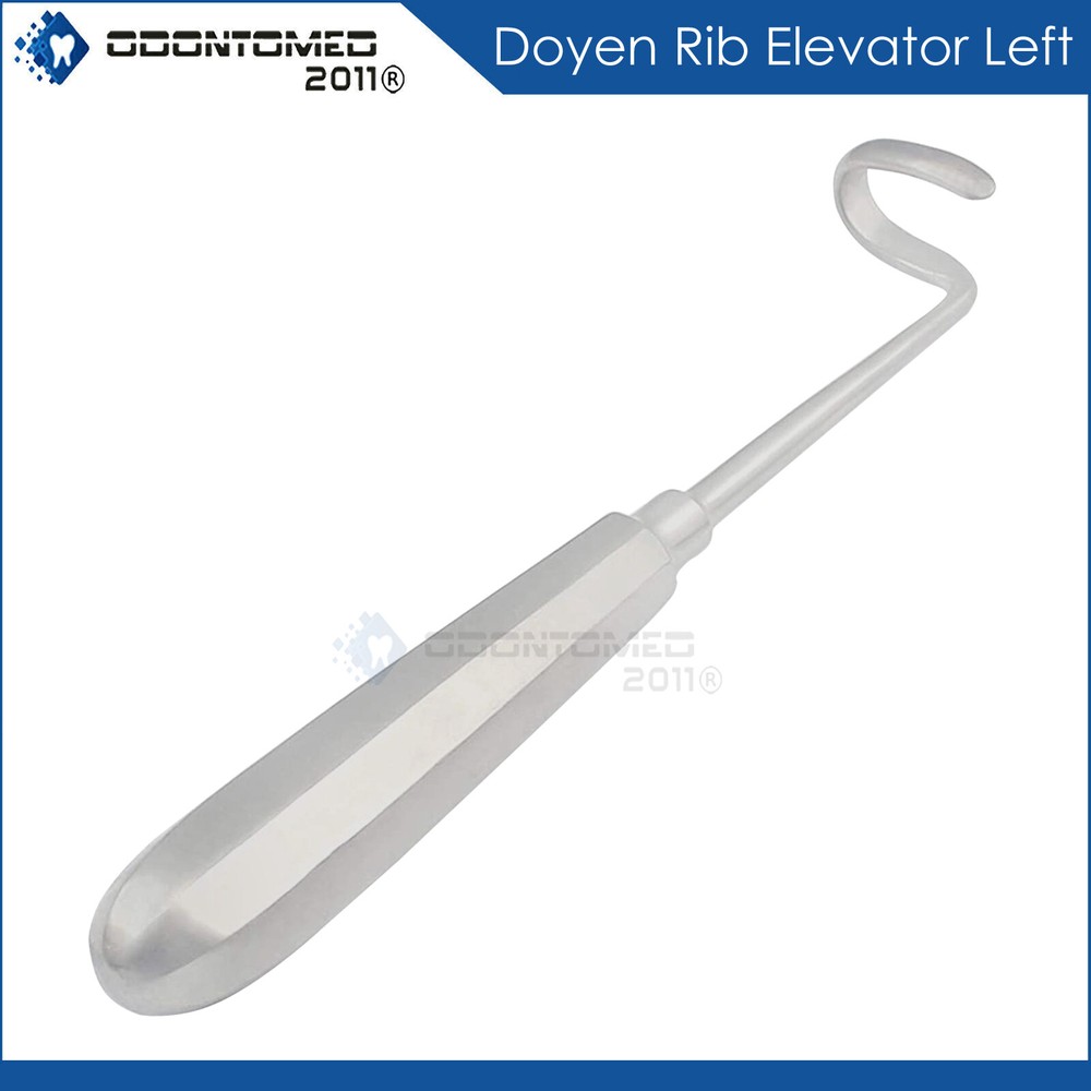 Doyen Rib Elevator Curved 7" Left Surgical Instruments