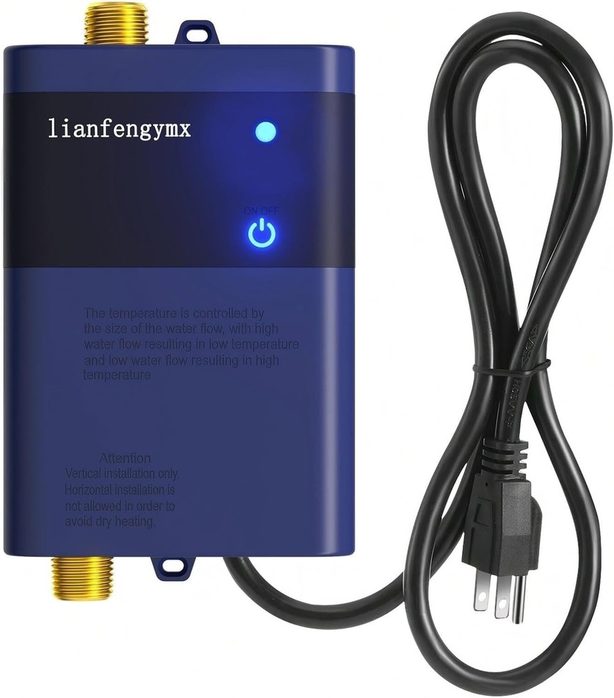 3000W Tankless Water Heater 110V, Electric Instant Hot Water Heater Under Sink,