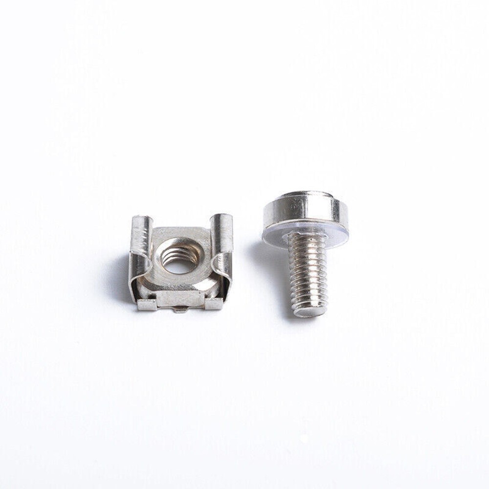 10pcs M5 Mounting Screws& Cage Nuts For Server Network AV Rackmount Equipment