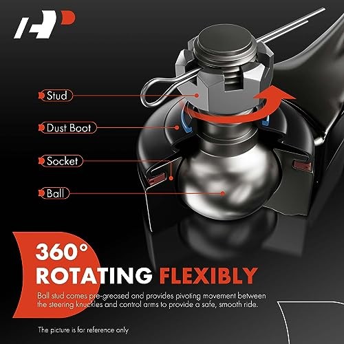 Front Right Lower Control Arm with Ball Joint & Bushing, Compatible with Mini