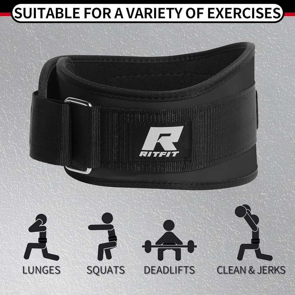 Effective Core Stabilizer: 6-Inch Lifting Belt for Serious Workouts - Black/Camo