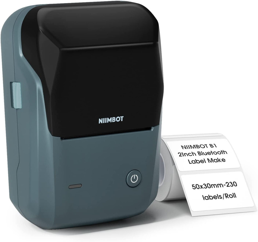 Bluetooth Thermal Label Printer Machine iOS Android USB Maker Tape Office Home