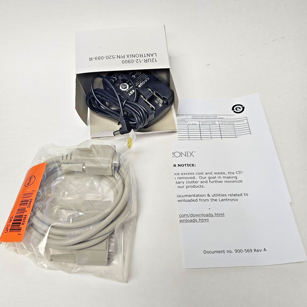 LANTRONIX UD1100001-01 Ethernet Device Server NEW