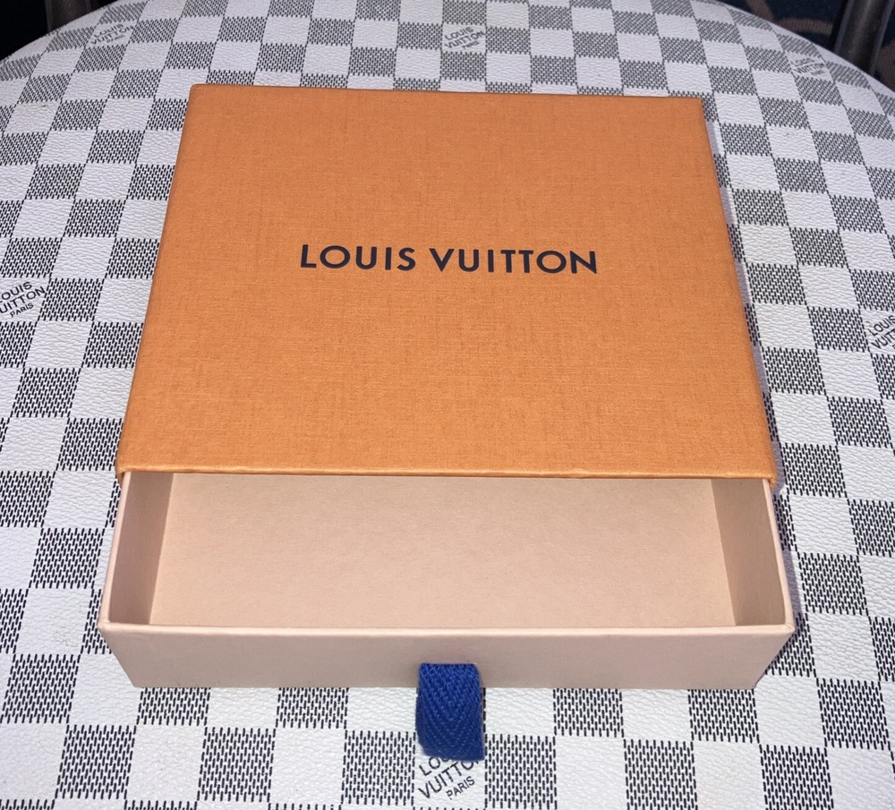Authentic LOUIS VUITTON Wallet Drawer Style Empty Box 5.75" x 5” X  1.5".