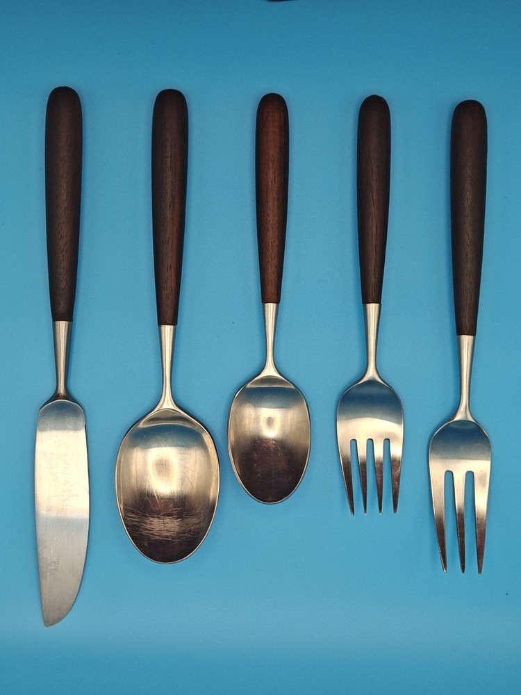 Lauffer Towle Palisander Vintage Flatware Place Setting MCM 5 pc.