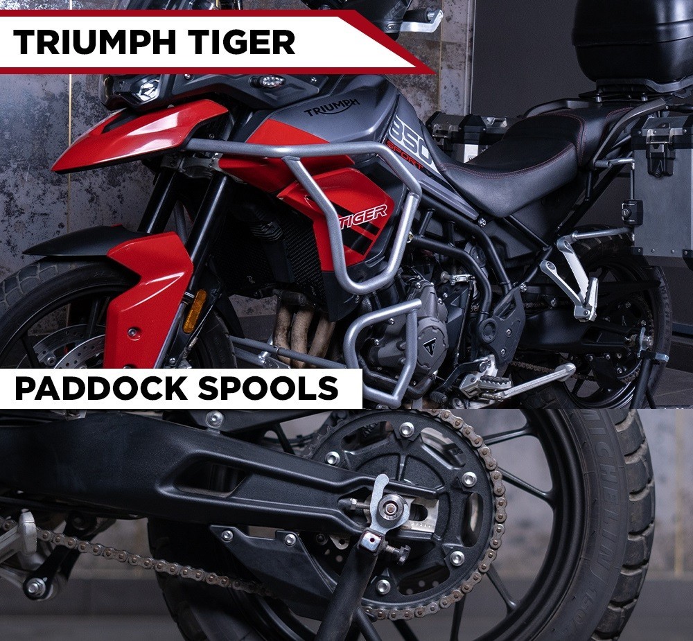Rear Paddock Spools Fit for TRIUMPH TIGER 850
