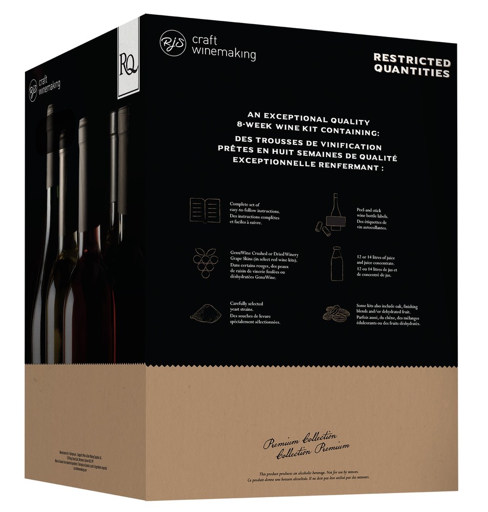 RJS RQ25 Spain Petit Verdot Wine Making Ingredient Kit