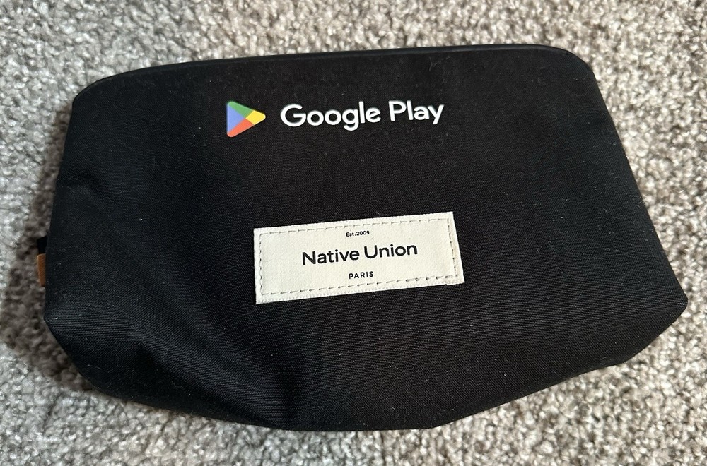 Google Play Branded Native Union Tech Organizer Travel Case