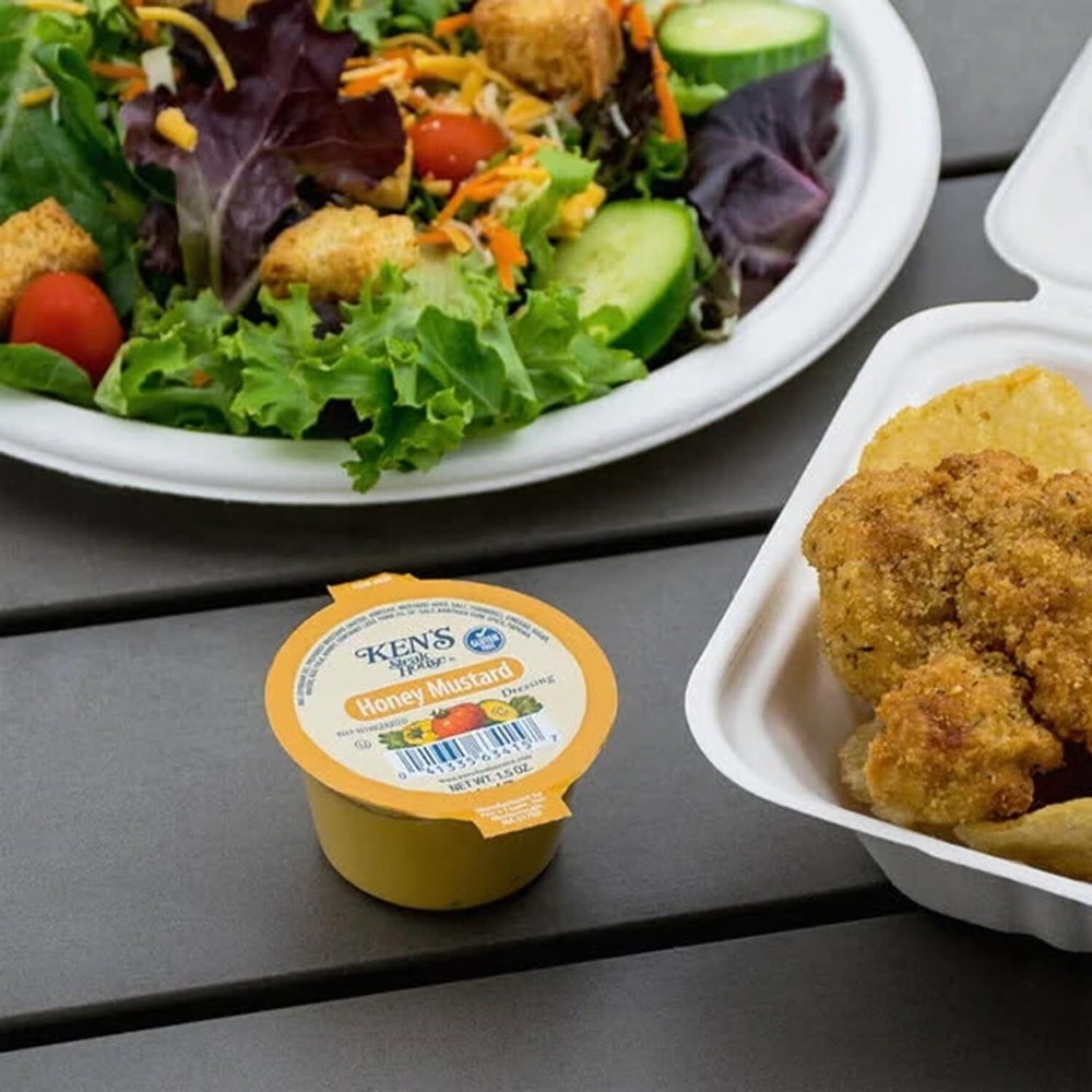 30 Count | Salad Dressing Dipping Sauce Portion Cups | Single Serve Packets