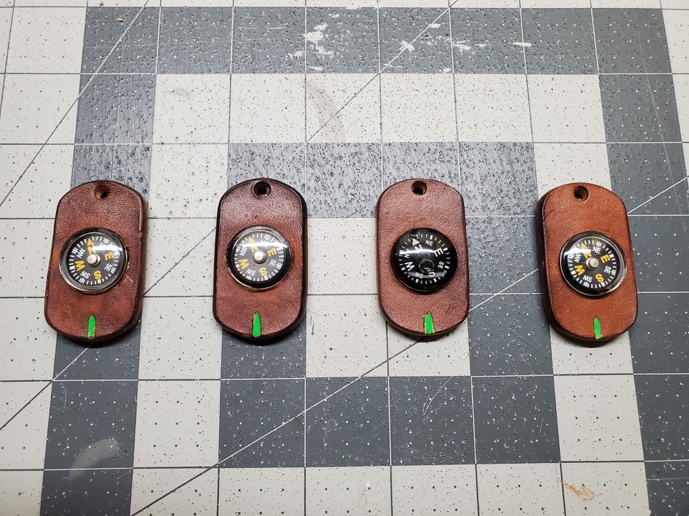 Leather Bushcraft/Survival Compass