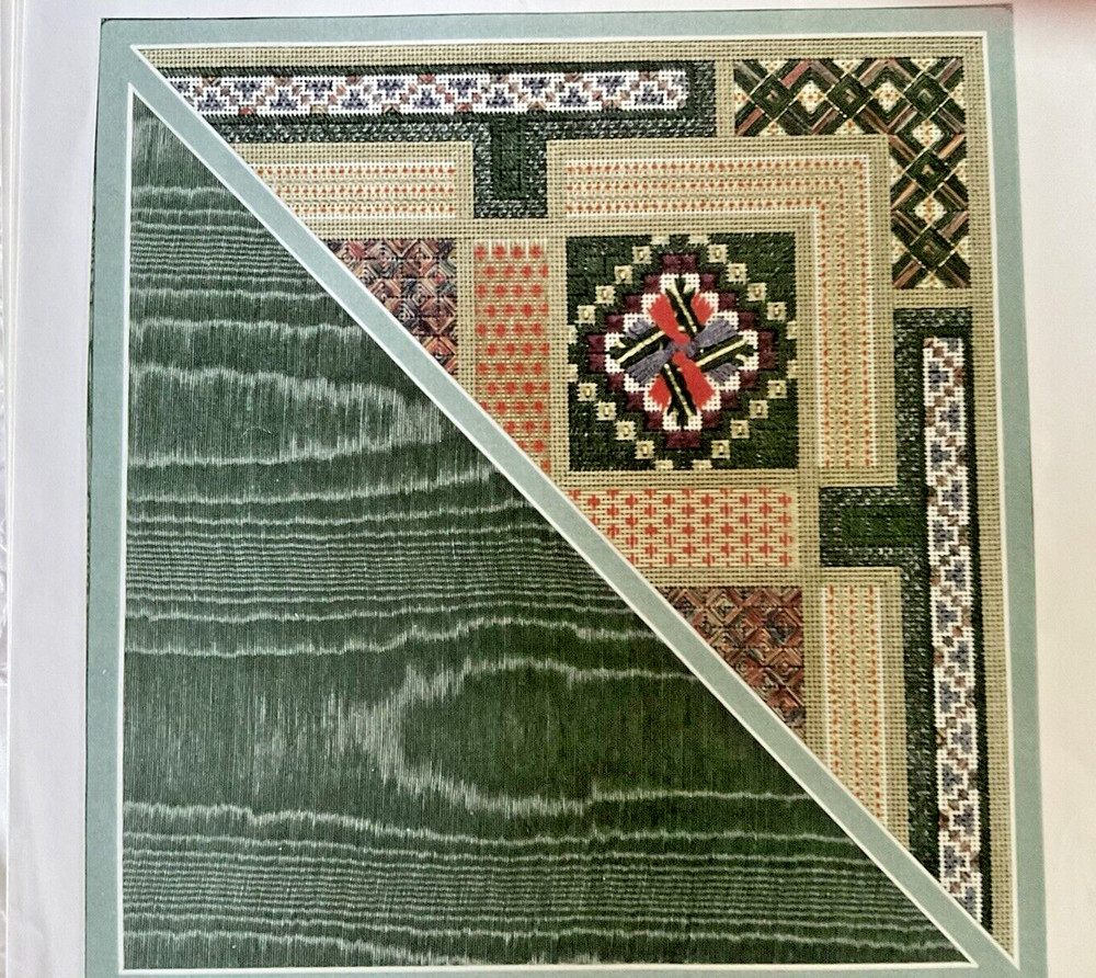 Sue Reed Needlepoint Pattern Triangulation 1996 Designed for 18 Ct  M