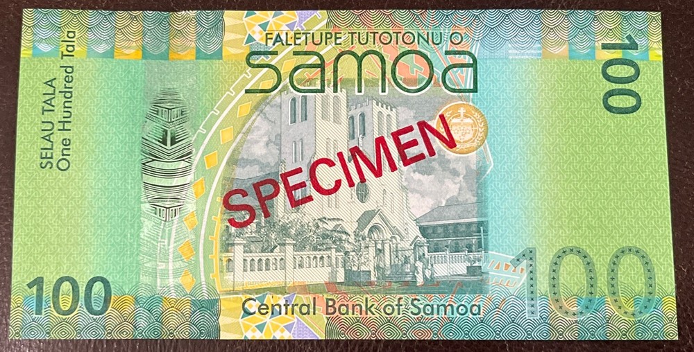 2017 XF+ 100 Tala Specimen Samoa