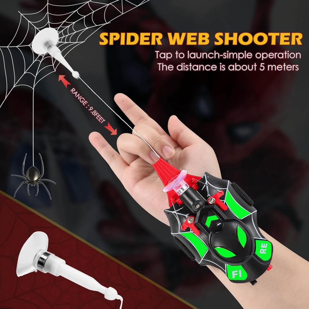 M MITLINK Web Launcher Spider String Shooter Toy, Web Shooters Cool Gadgets Reel