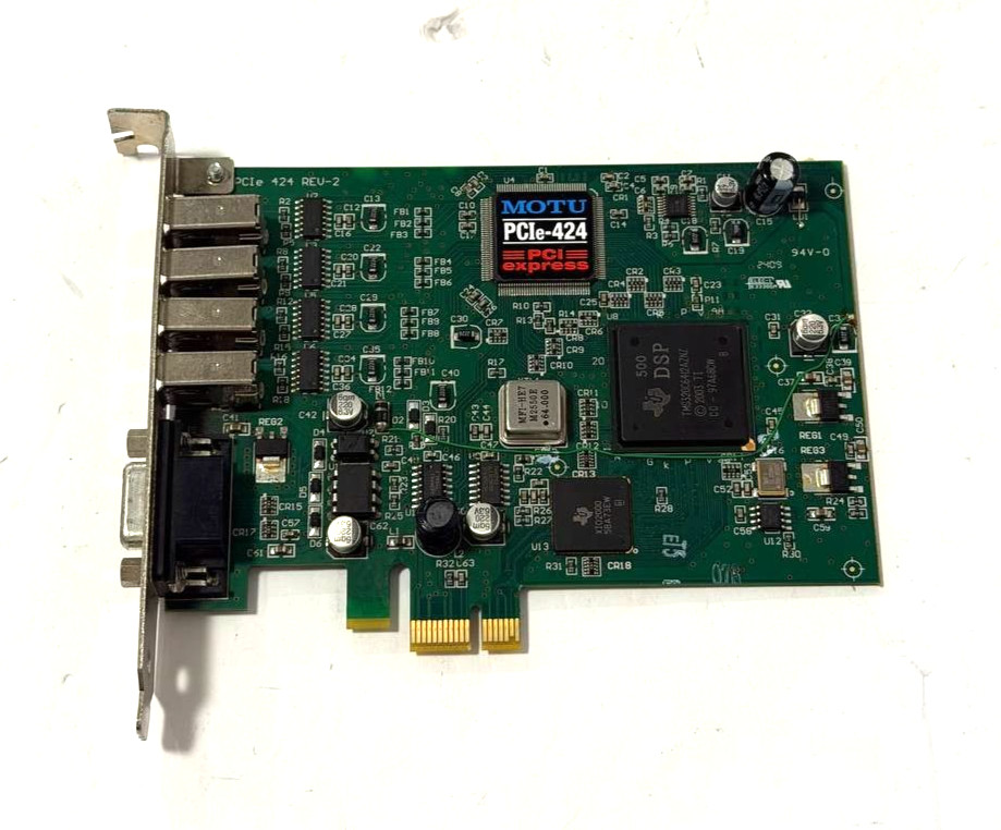 MOTU PCIe-424 Audio Interface Card PCI Express
