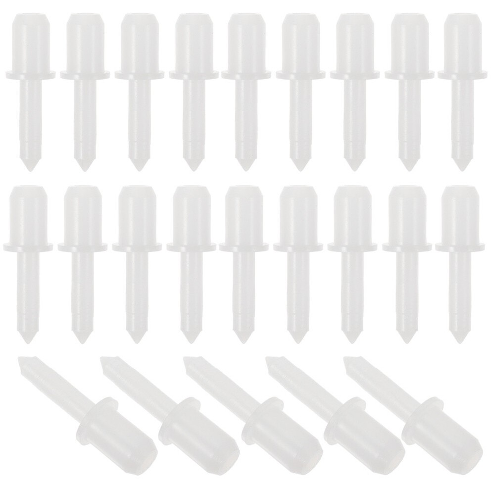 60PCS Shutter Repair Pins Spring Loaded Plantation Shutter Replacement White
