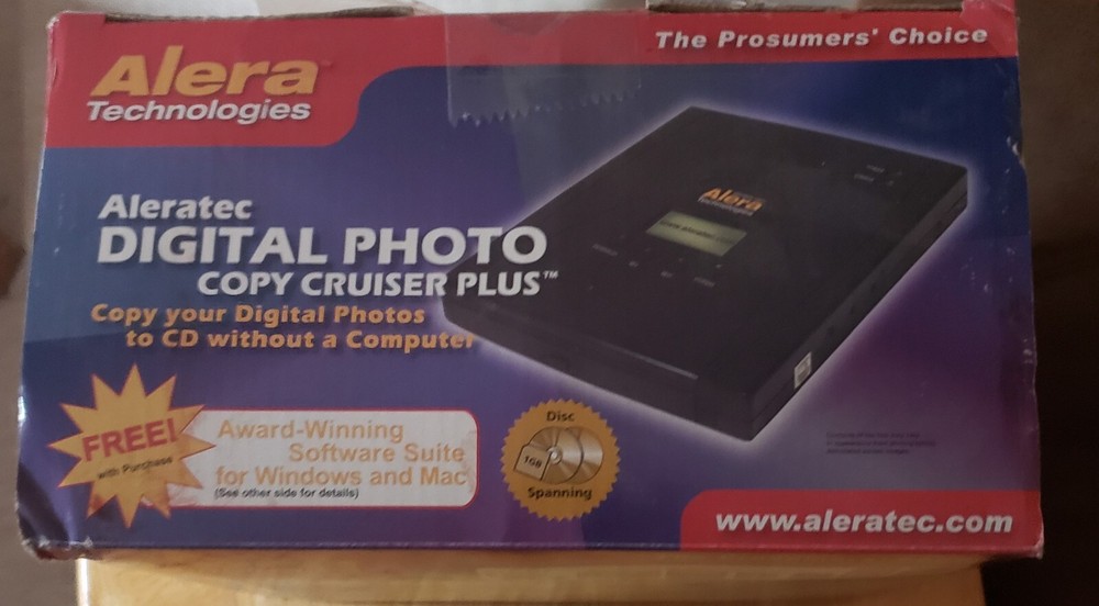 Alera Technologies 310102 Digital Photo Copy Cruiser and External CD Writer