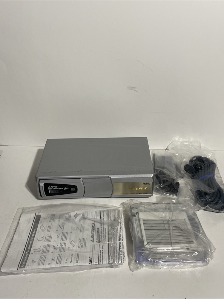 Alpine CHA-S634 CD Remote Compact Disc Changer 6 Disc Opened Box Read