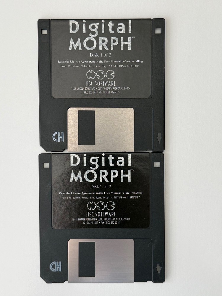 VTG Digital Morph 3.5 Floppy Software 2 Disks