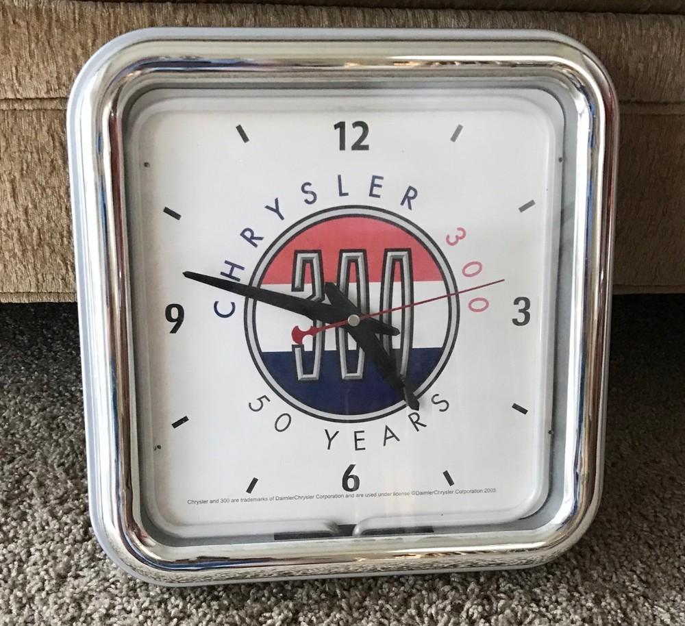 CHRYSLER 300 - 50 YEARS - ANNIVERSARY WALL CLOCK
