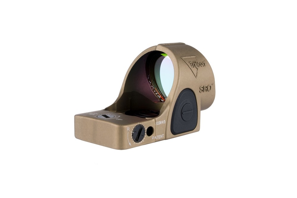 Trijicon SRO Sight Adjustable LED 1.0 MOA Red Dot – Coyote Brown Anodized