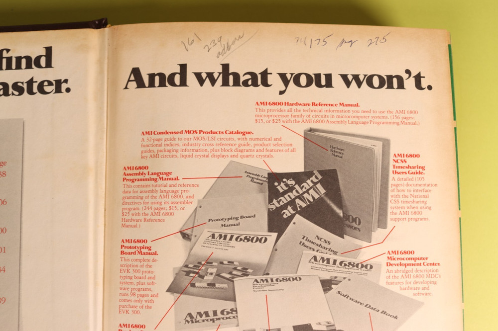 IC Master Book 1977 Computer Chip Collector's HC Bible Microprocessor Memory