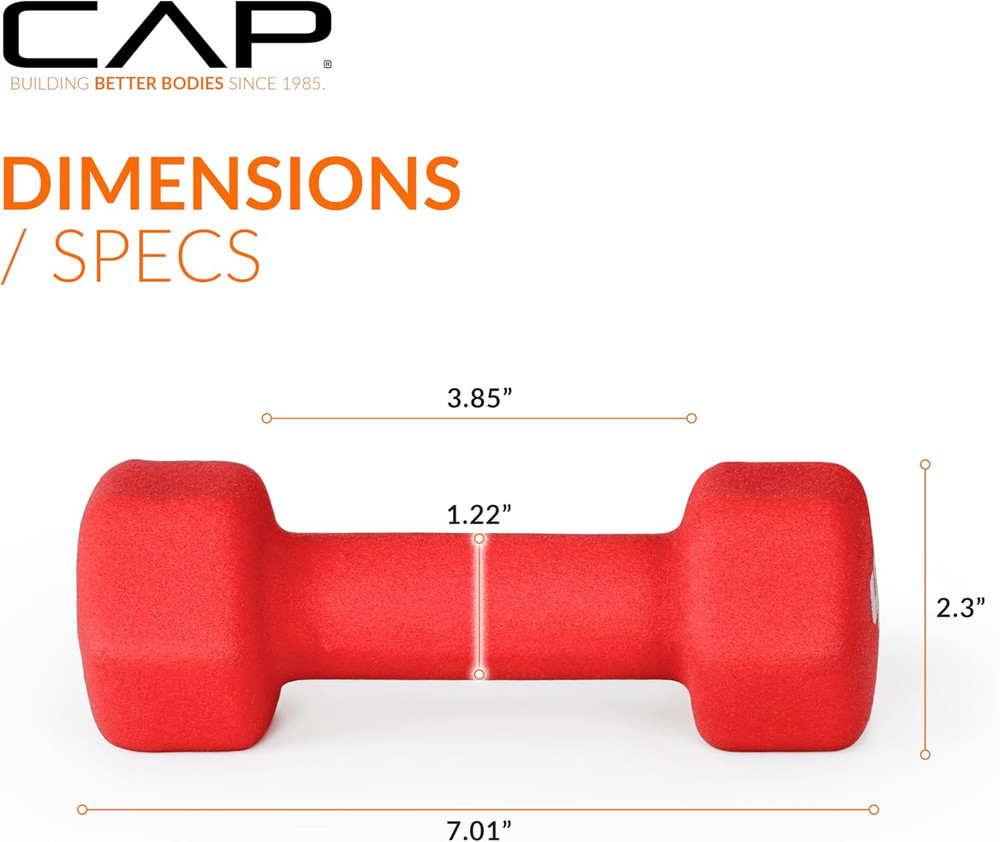 Neoprene Dumbbell Weights Pairs & Sets | Multiple Colors