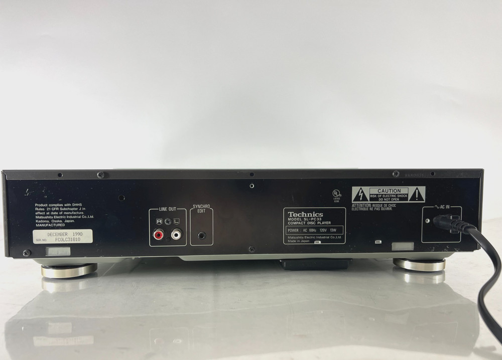 Technics Multi Compact Disc Player SL-PC33 | For Parts