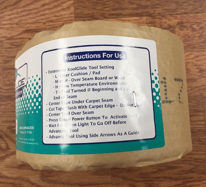 8 Rolls Kool Glide Seam Tape