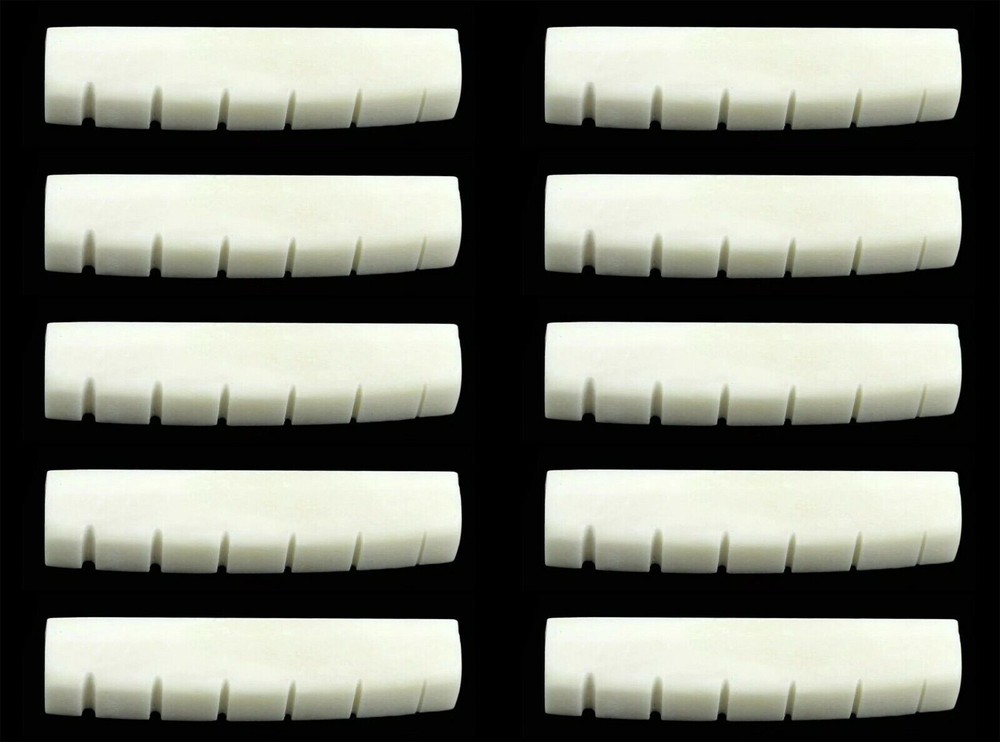 Wholesale Natural Guitar Acoustic Bone Strip Nut Luthier String Saddle Bridge US