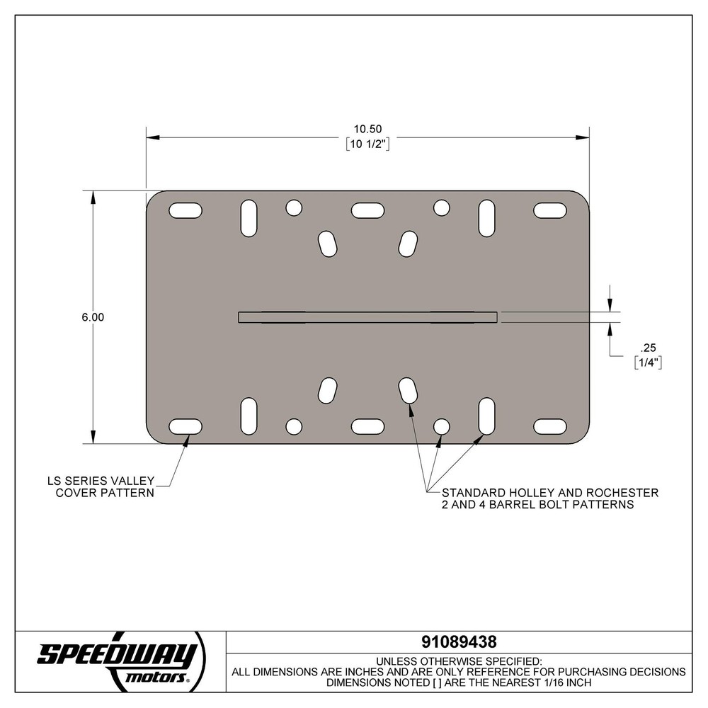 Universal Carb/LS Engine Hoist Lift Plate | Motor Pulling/Lifting