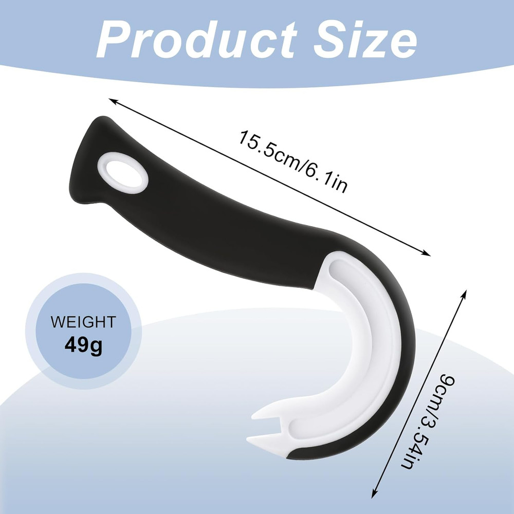 Pull Tab Can Opener Ergonomic Pop Top Can Opener Tool J Shape Handy Ring Pull Op