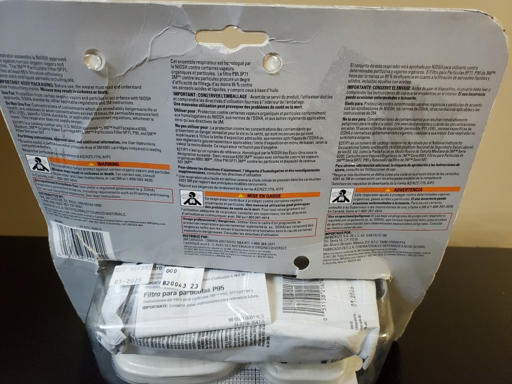 3M Performance Respirator A1P2 - Medium