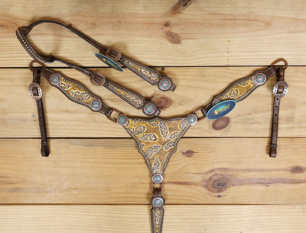 Headstall & Breast Collar Tack Set for Horse