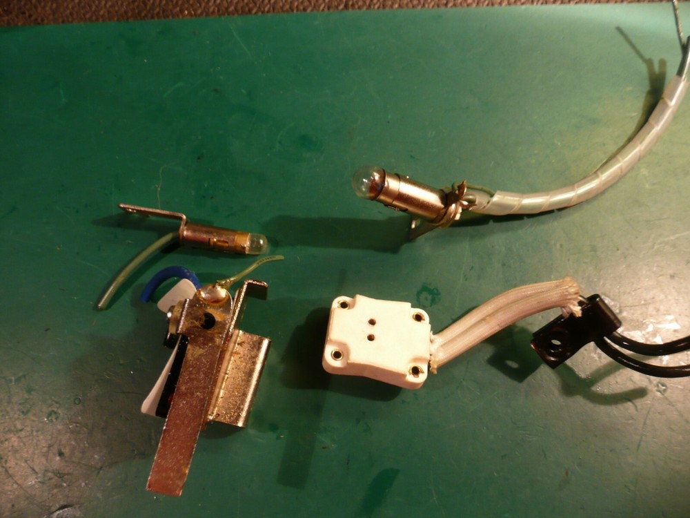 Elmo SP-F Projector Replacement Parts Switch & Light Bulbs