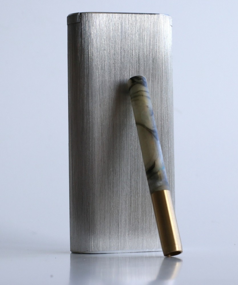 4" Solid Aluminum Dugout Stash Box- Locking Slider Lid-American Crafted