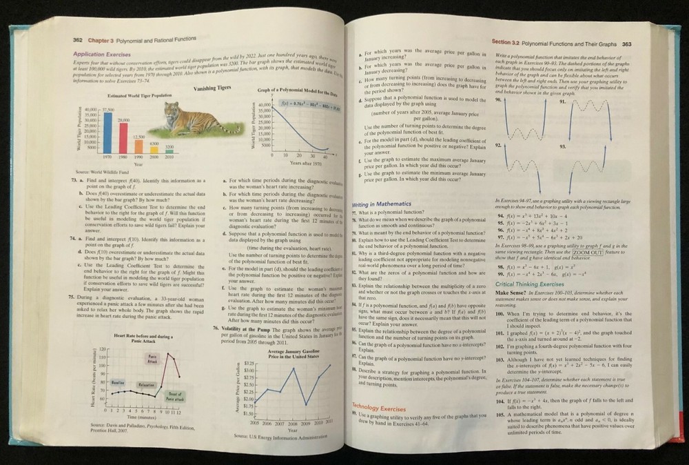 Blitzer College Algebra Textbook, Custom Edition, 6th Edition (2014, Pearson)