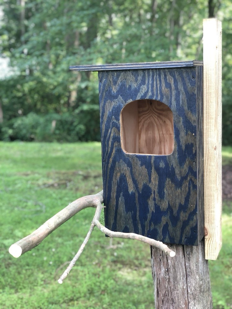 Cedar Barred Owl Nest Box Unfinished