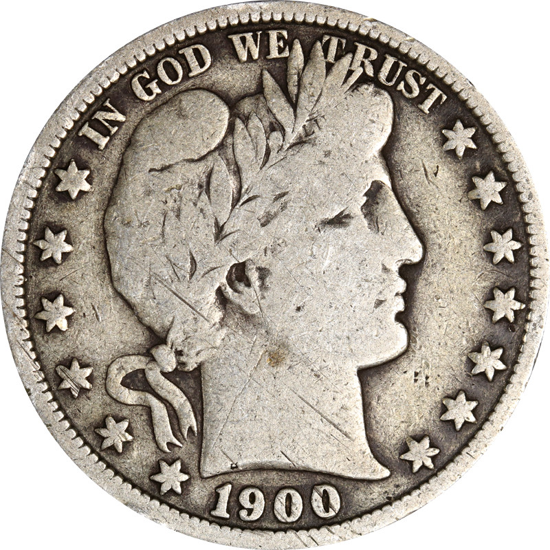 1900-S Barber Half Dollar