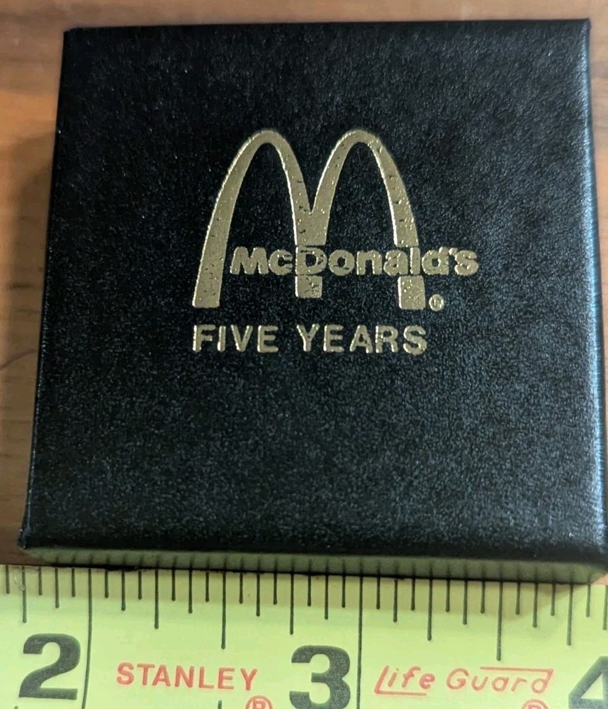 McDonald's 5 Years Service Lapel Pin New