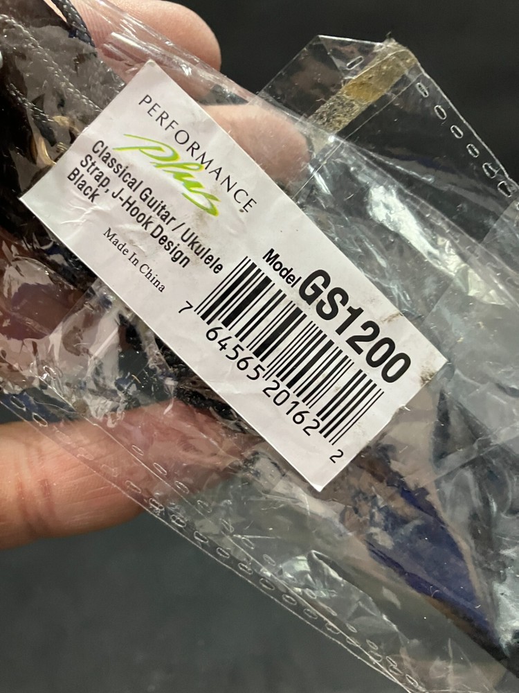 Performance plus Classical Guitar/Uke Strap- Adjustable Length W/ J Hook (b041)