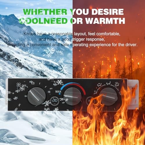 Climate Control Module AC Heater Control Panel for Chevy No Rear Window Heater