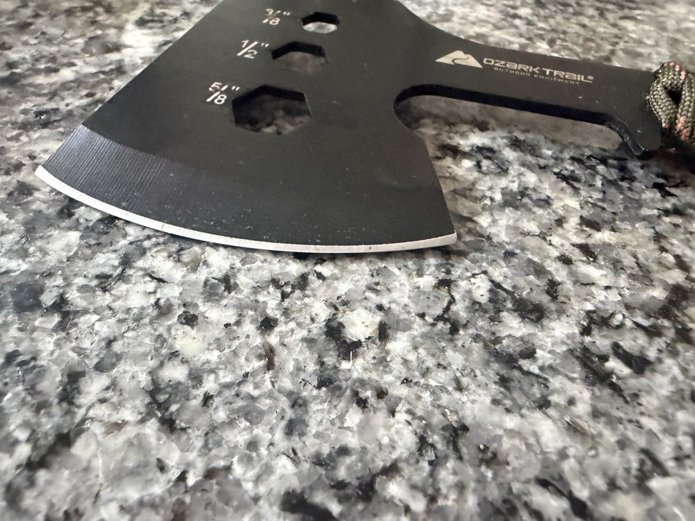 Ozark Trail Hatchet Axe with Paracord Wrapped Handle