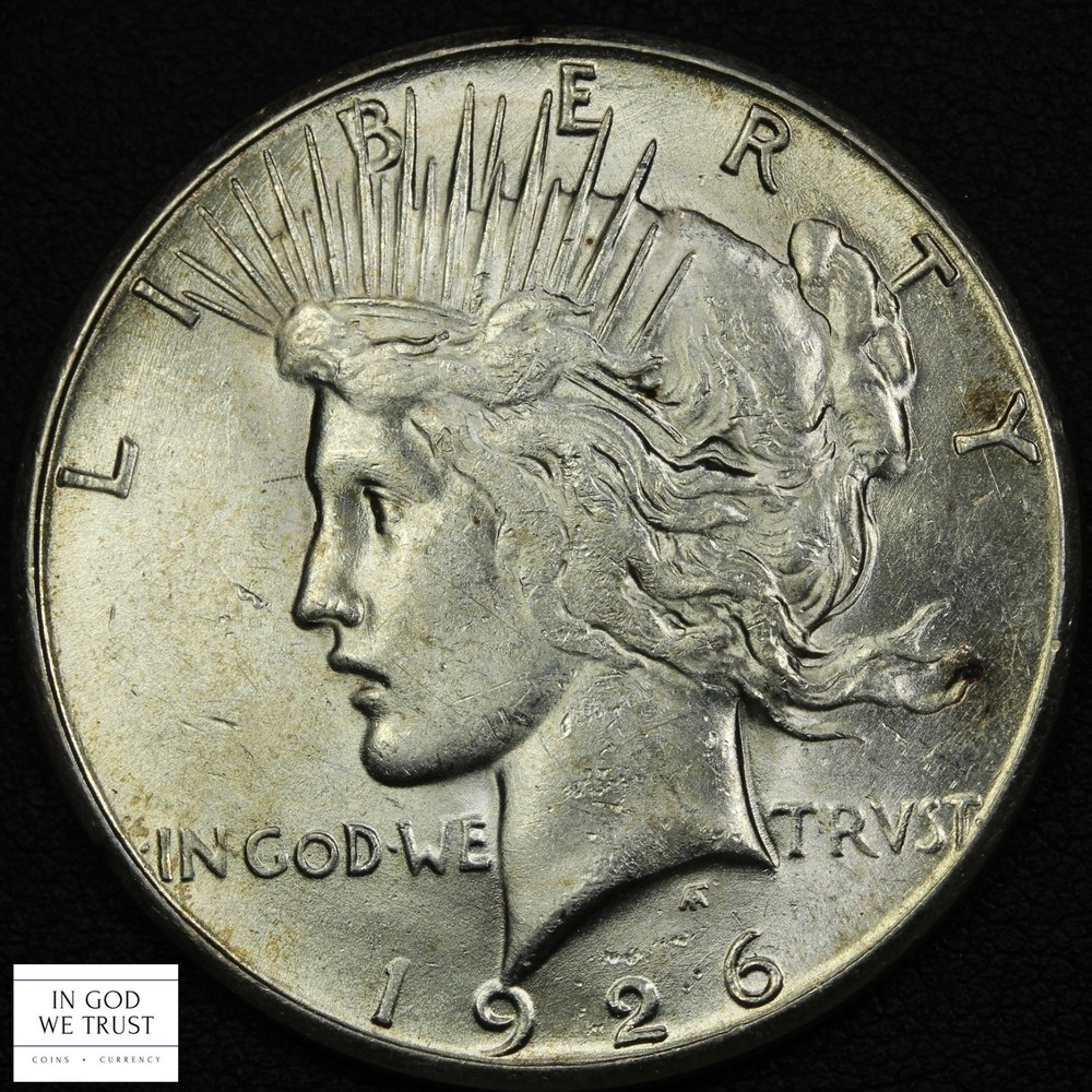 1926 S Peace Silver Dollar $1 (MS Choice UNC) - Peace Dollar