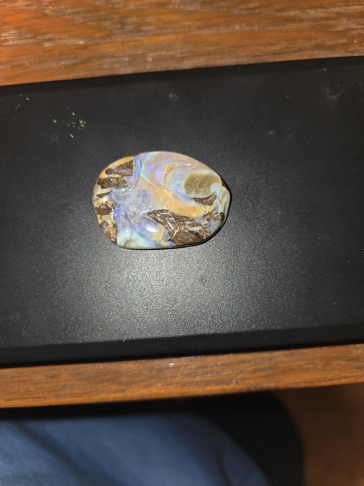 Carved Boulder Opal Stone