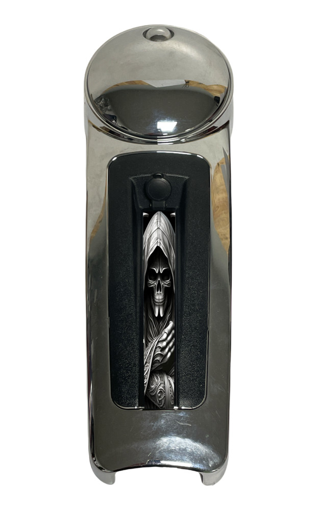 Death Skeleton Dash Tank Insert. 2008-2022 Road Glide, Electra, & Ultra Classic