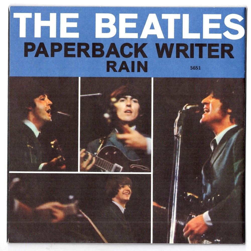 The Beatles Mini Envelope -  Paperback Writer - Rain