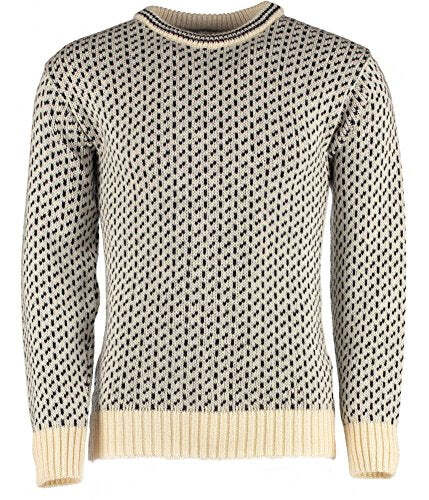 Dover Crew Neck Sweater - Classic Norwegian Pattern