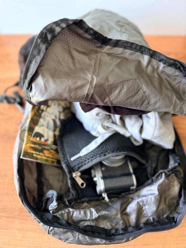 Coalatree Nomad Packable Backpack Ripstop Nylon Travel Daypack Olive Black